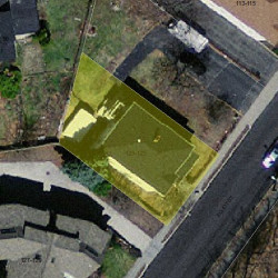 123 Elliot St, Newton MA  02461-1629 aerial view