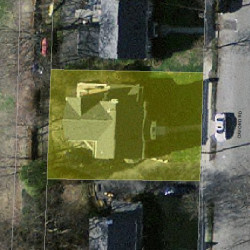 109 Oxford Rd, Newton MA 02459-2408 aerial view