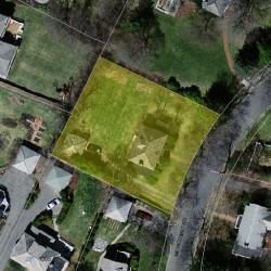 45 Metacomet Rd, Newton MA  02468-1418 aerial view