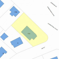 1720 Commonwealth Ave, Newton MA 02465-2823 plot plan