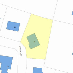 19 Sargent Park, Newton MA 02458-2319 plot plan