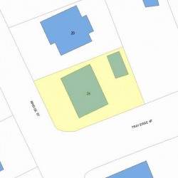 24 Bridge St, Newton MA 02458-1125 plot plan
