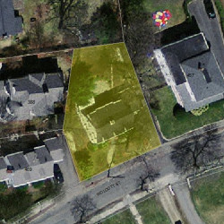 461 Wolcott St, Newton MA 02466-1520 aerial view