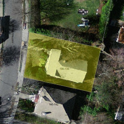 136 Eastbourne Rd, Newton MA 02459-1606 aerial view