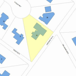 49 Osborne Path, Newton MA 02459-3542 plot plan