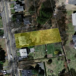 888 Chestnut St, Newton MA  02468-2320 aerial view