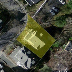 32 Hollis St, Newton MA  02458-2010 aerial view