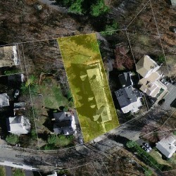 50 Beecher Pl, Newton MA 02459-2313 aerial view