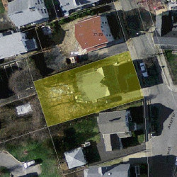 85 Faxon St, Newton MA  02458-1034 aerial view