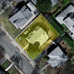 8 Ardmore Ter, Newton MA 02465-2310 aerial view