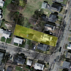 267 Cherry St, Newton MA  02465-1607 aerial view