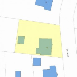 62 Dalton Rd, Newton MA 02459-1937 plot plan