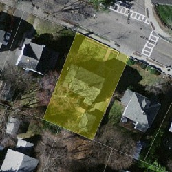 136 Jackson St, Newton MA 02459-2538 aerial view