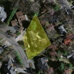 530 Dudley Rd, Newton MA  02459-2809 aerial view
