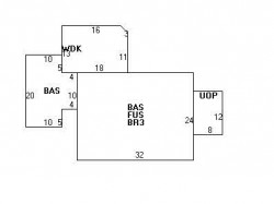 121 Fairway Dr, Newton MA 02465-1714 floor plan