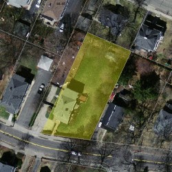 269 Auburndale Ave, Newton MA 02466-1603 aerial view