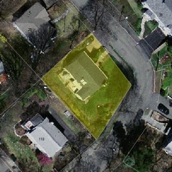 35 Westview Ter, Newton MA  02465-2319 aerial view