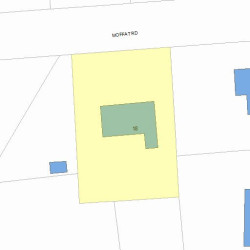 18 Moffat Rd, Newton MA  02468-1113 plot plan
