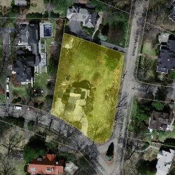 222 Prince St, Newton MA 02465-2918 aerial view