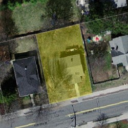 503 Auburn St, Newton MA  02466-1706 aerial view