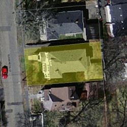 10 Clarendon St, Newton MA 02460-2021 aerial view
