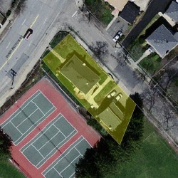 1560 Washington St, Newton MA  02465-2230 aerial view