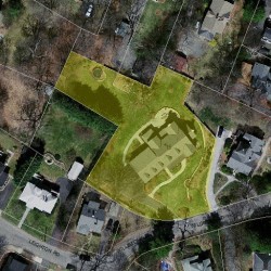 15 Williston Rd, Newton MA  02466-2216 aerial view