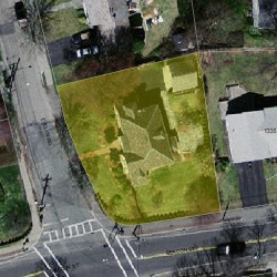 5 Evelyn Rd, Newton MA  02468-1212 aerial view