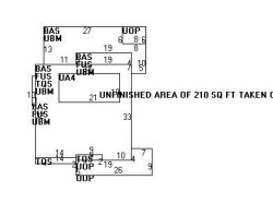 11 Copley St, Newton MA 02458-2204 floor plan