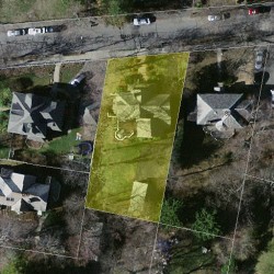 62 Marshall St, Newton MA  02459-1658 aerial view