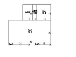 106 Nonantum St, Newton MA  02458-2444 floor plan