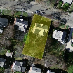 62 Stuart Rd, Newton MA  02459-1261 aerial view