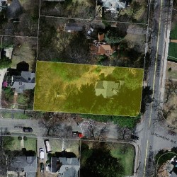 711 Chestnut St, Newton MA 02468-2018 aerial view