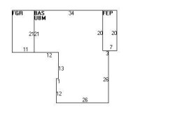 48 Maynard St, Newton MA  02465-1358 floor plan