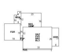42 Sheldon Rd, Newton MA 02459-2738 floor plan