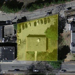 425 Newtonville Ave, Newton MA 02460-1995 aerial view