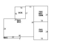 219 Adams Ave, Newton MA  02465-1502 floor plan