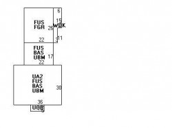 111 Clark St, Newton MA  02459-2426 floor plan