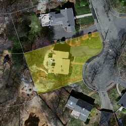 55 White Pine Rd, Newton MA 02464-1237 aerial view