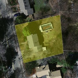 828 Walnut St, Newton MA  02459-1717 aerial view