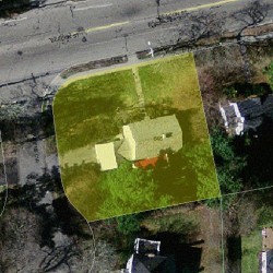 646 Beacon St, Newton MA  02459-2029 aerial view