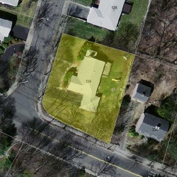 134 Wendell Rd, Newton MA 02459-2947 aerial view