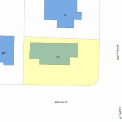 971 Beacon St, Newton MA 02459-1722 plot plan