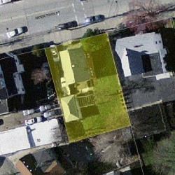 296 Watertown St, Newton MA  02458-1347 aerial view