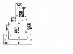 85 Otis St, Newton MA  02460-1828 floor plan