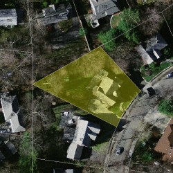 31 Boulevard Rd, Newton MA  02459-1203 aerial view