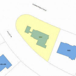 1684 Commonwealth Ave, Newton MA 02465-2821 plot plan