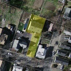 5 Gardner St, Newton MA  02458-1504 aerial view