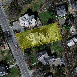 94 Highland St, Newton MA  02465-2405 aerial view