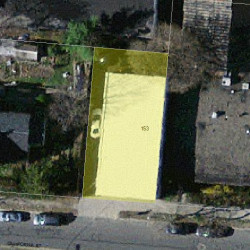 153 California St, Newton MA  02458-1023 aerial view